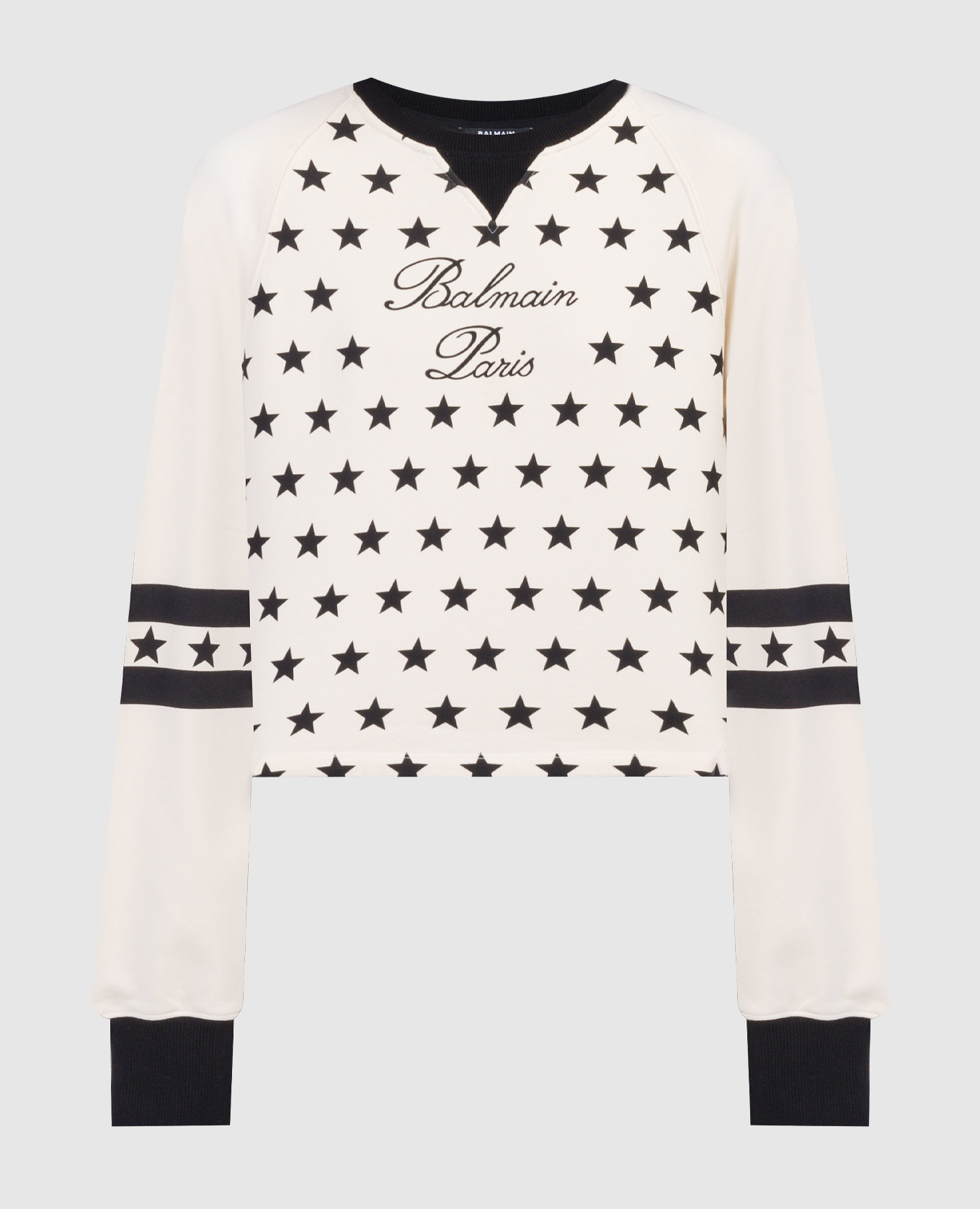 

Beige sweatshirt with a print Balmain