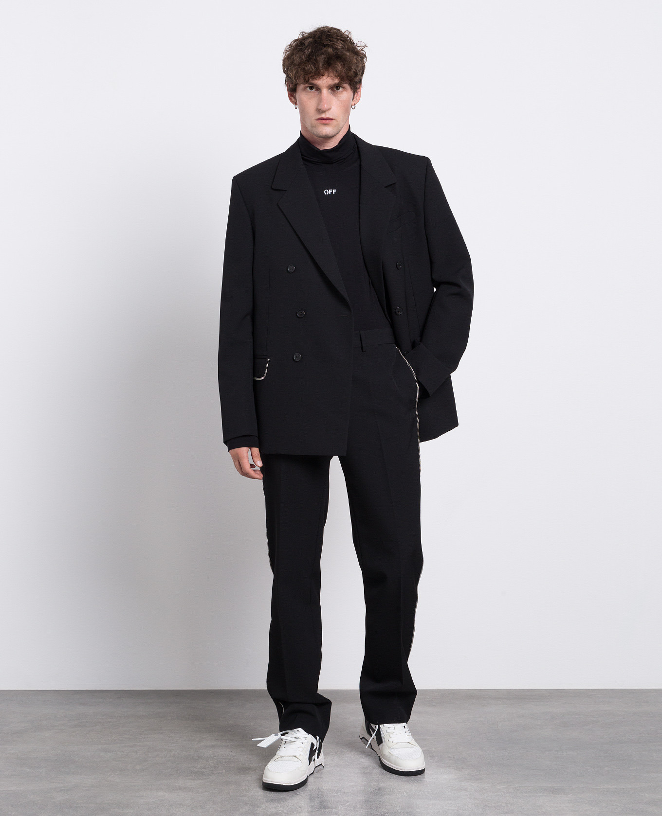 

Black pants made of wool Off-White