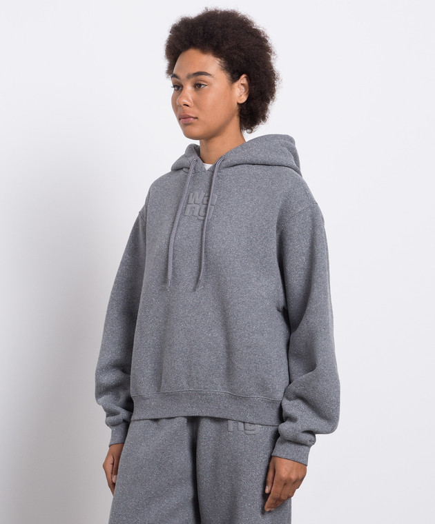 Alexander wang grey hoodie best sale