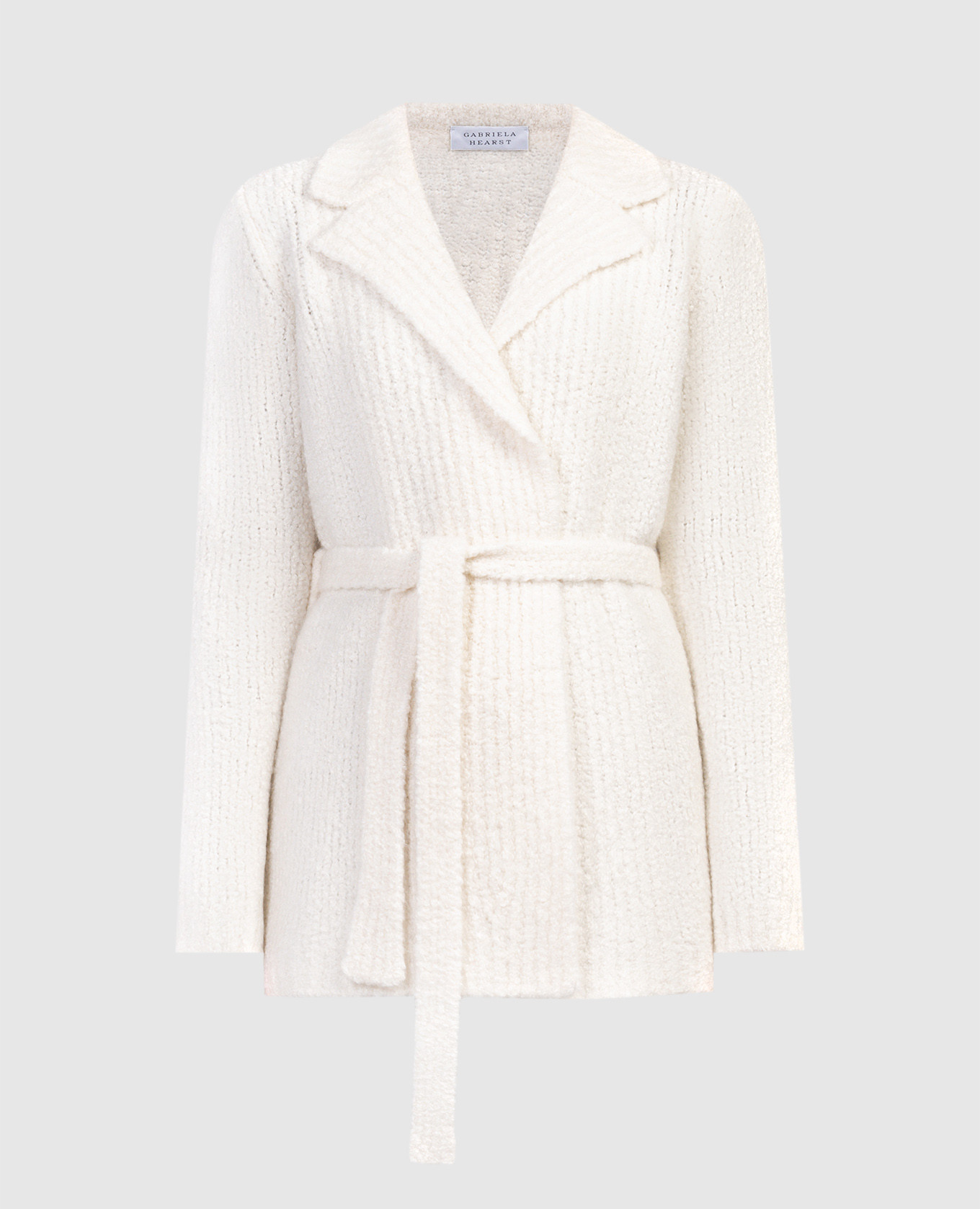 Coles white wool and silk cardigan gabriela hearst
