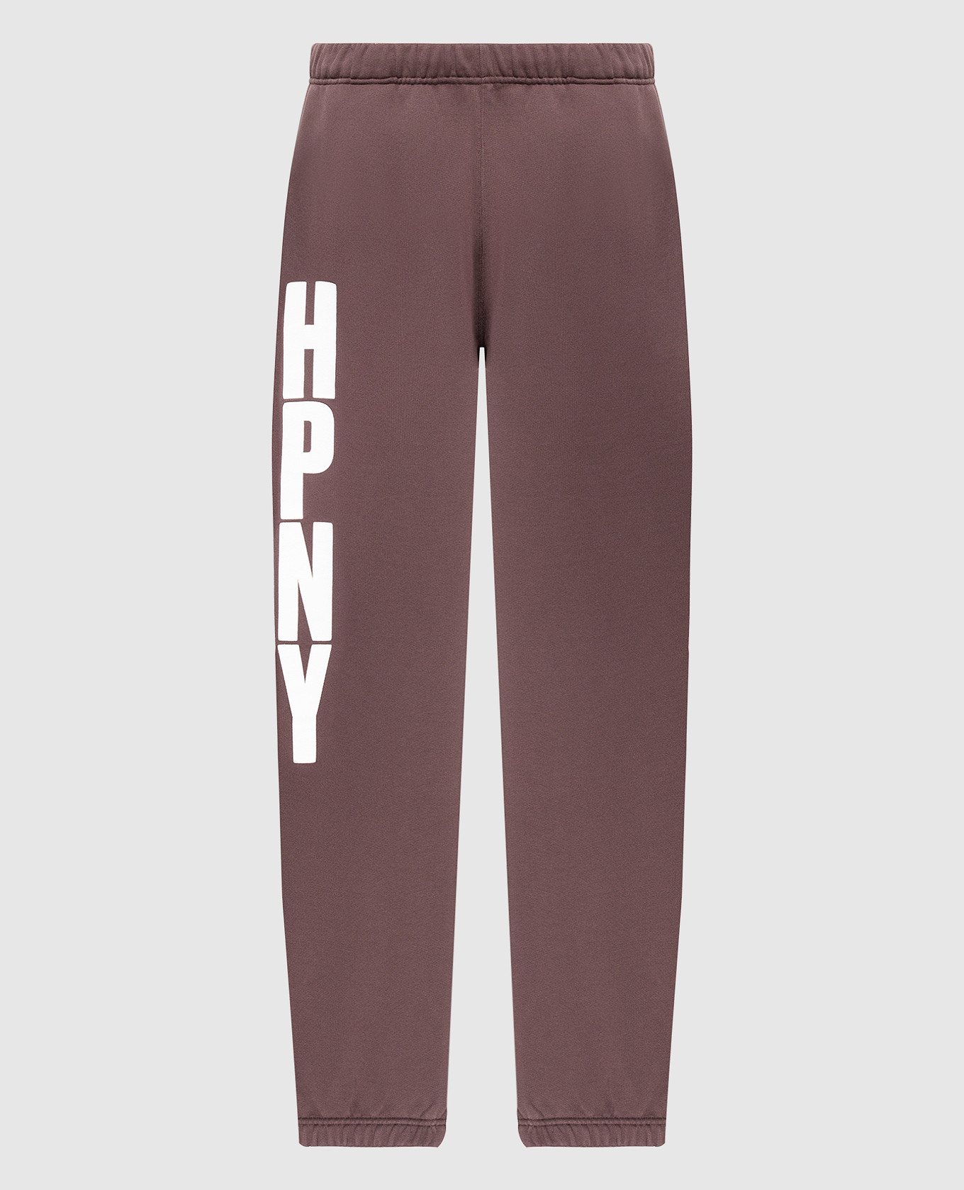 

Brown joggers with HPNY logo print Heron Preston