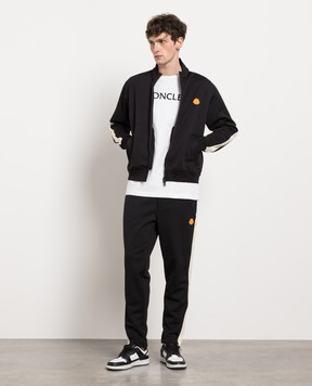 Moncler Black sports jacket with a logo 8G00050899PZ