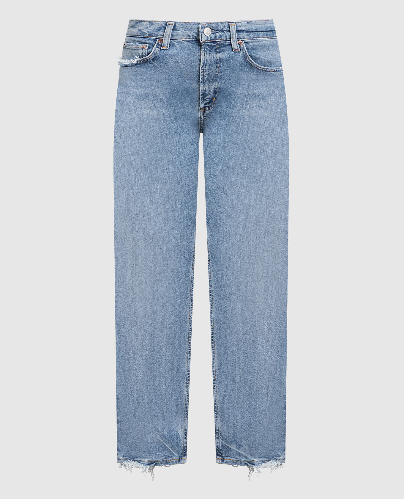 

Kye distressed blue jeans AGOLDE, Light blue