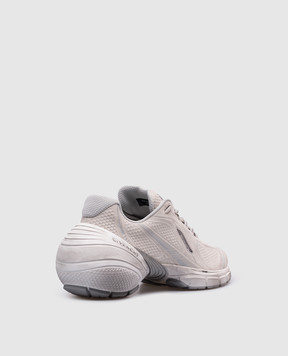 Givenchy Gray suede TK-MX Runner sneakers with a distressed effect BH008MH1M8