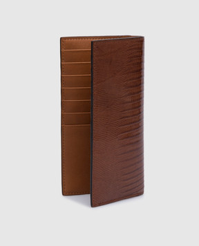 Brunello Cucinelli Brown leather wallet MWAMU163