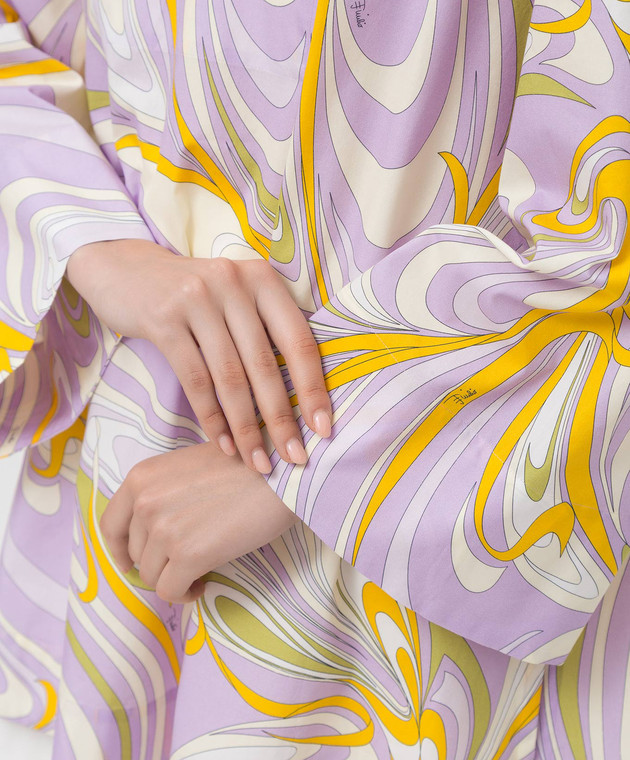 EMILIO PUCCI - エミリオプッチチュニック EMILIO PUCCI エミリオプッチ チュニック 良好 サイズM ブルー