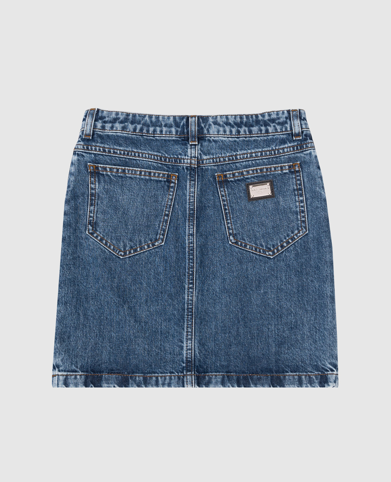 

Children's blue denim skirt with logo Dolce&Gabbana