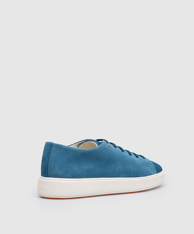 Santoni Blue suede sneakers MBCD21640BARGSOA buy with Czech Republic delivery at Symbol