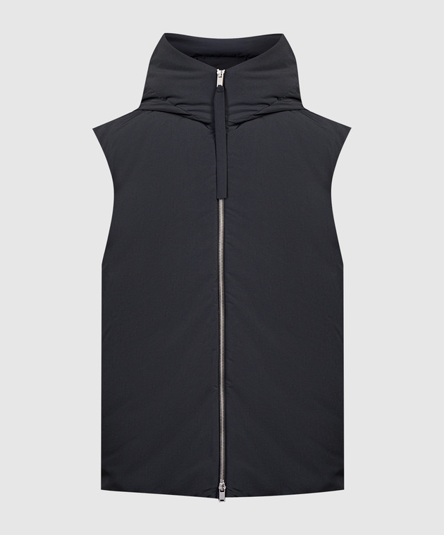 Jil Sander - Black down vest J40AF0012J74276 - shop with Lithuania