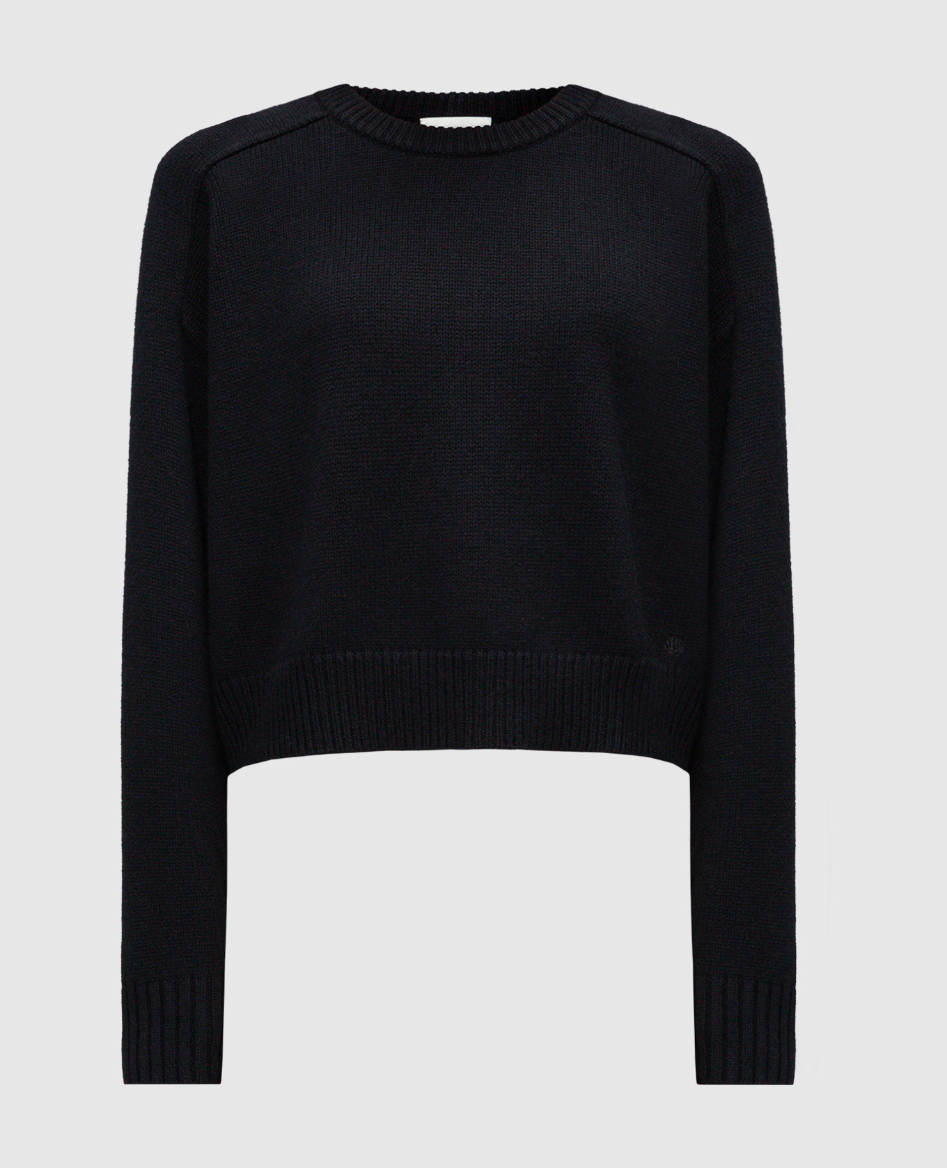 

Bruzzi black wool and cashmere sweater Lou Lou Studio, Черный