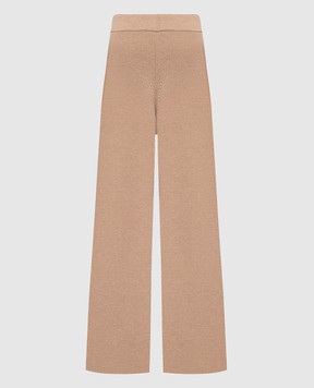Ballantyne Beige wide trousers made of wool B1T0607W114