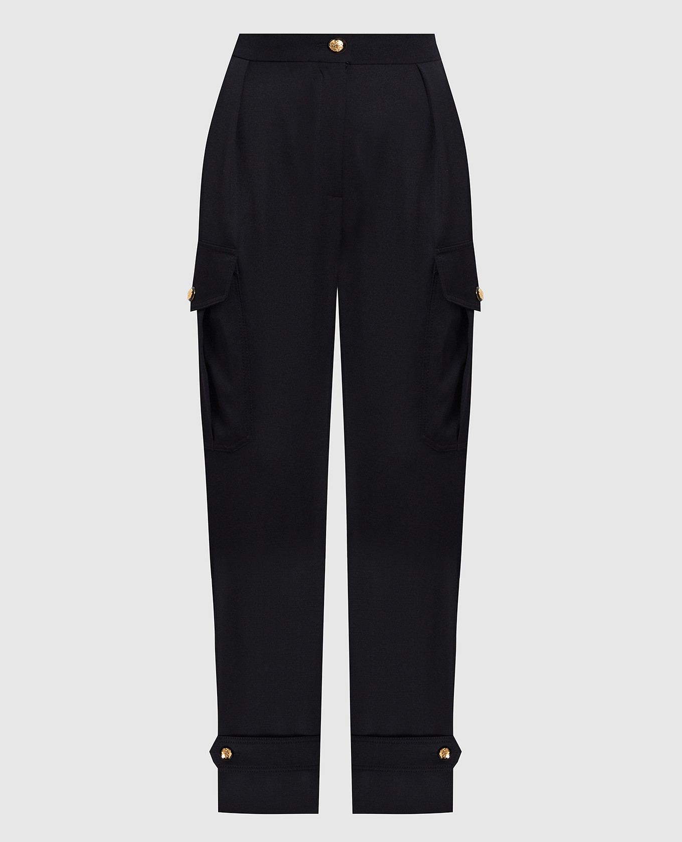 

Black wool cargo Alexander McQueen