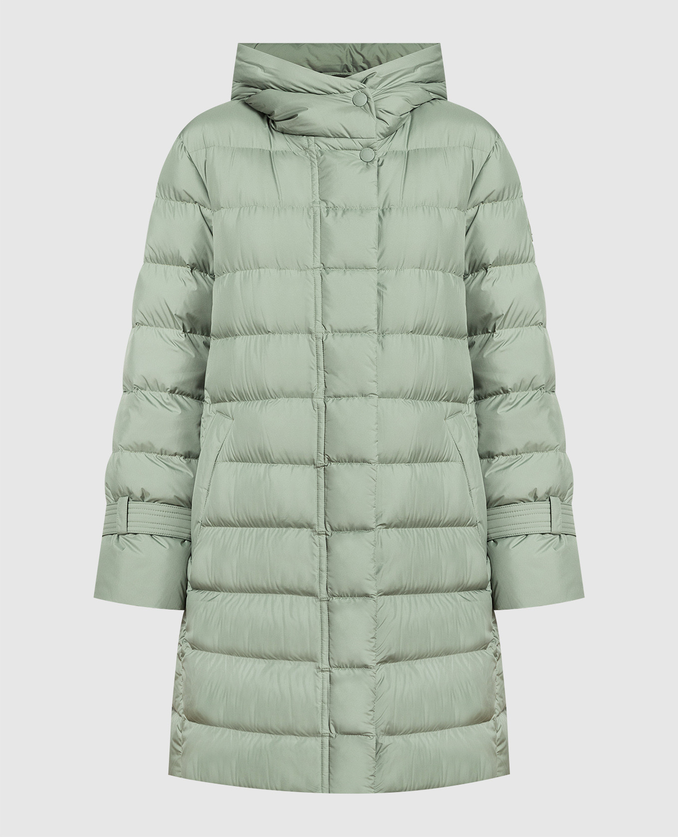

Green down jacket with logo Woolrich