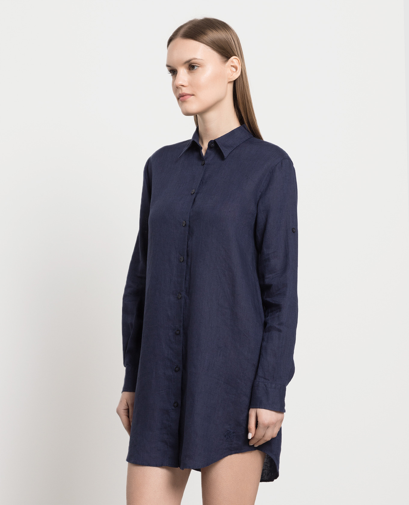 

Blue Fragance linen shirt dress Vilebrequin