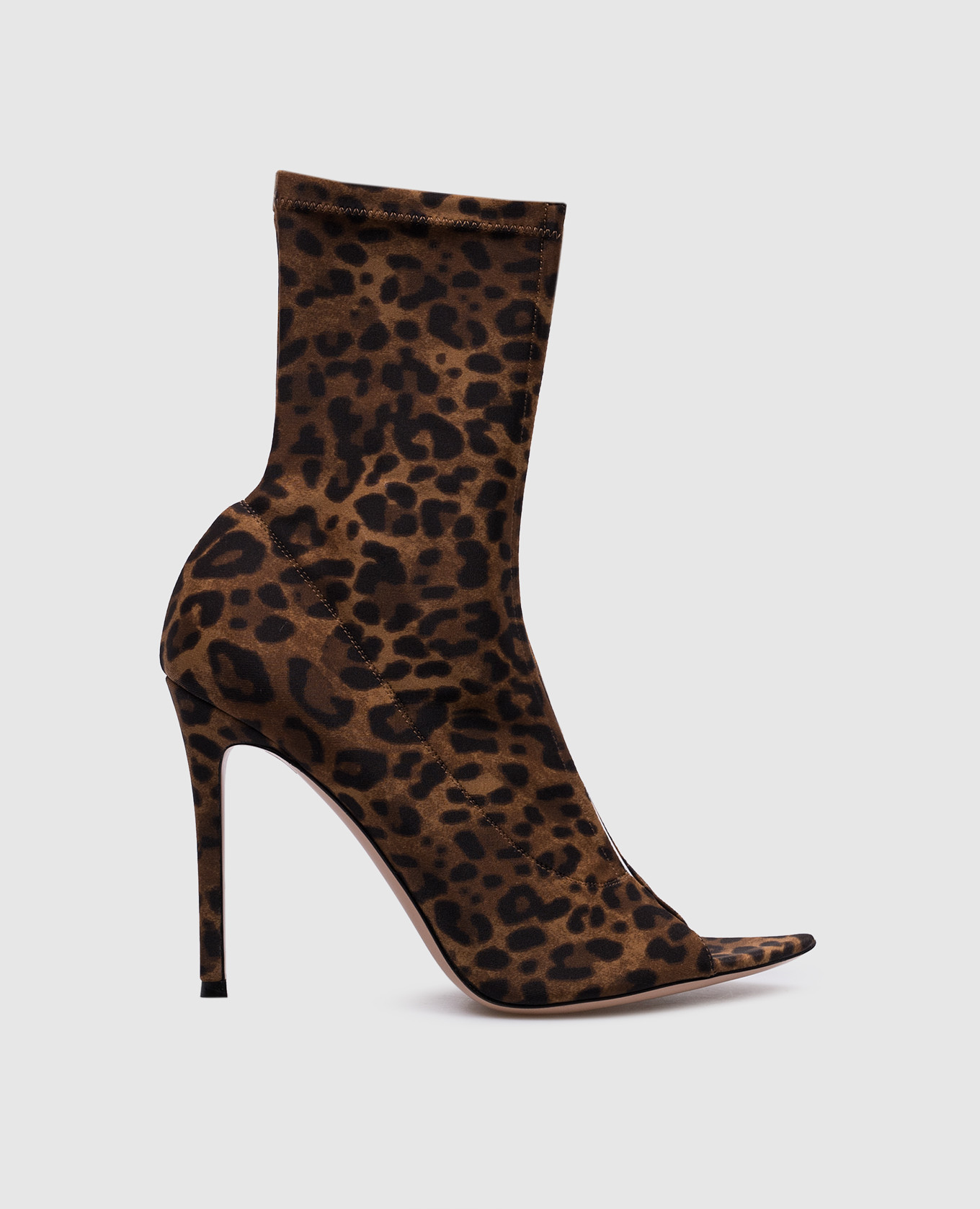 

Hiroko brown animal print ankle boots Gianvito Rossi, Коричневый