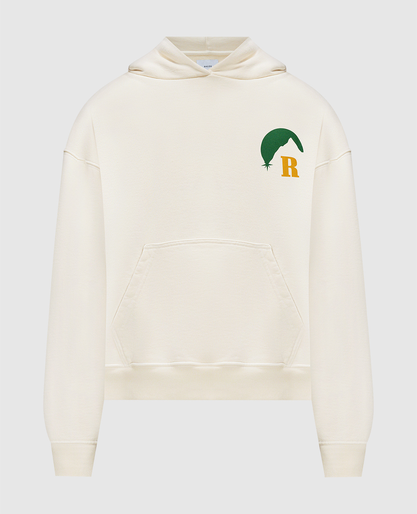 

MOONLIGHT beige hoodie with logo print Rhude