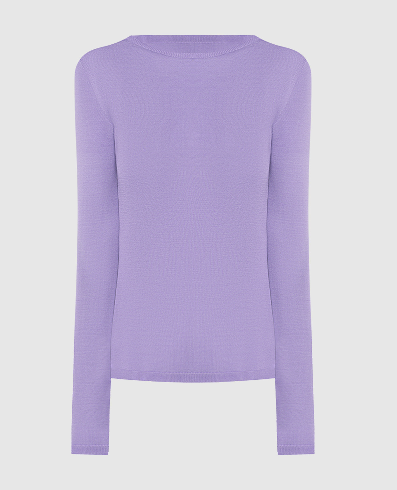 

Purple silk jumper with logo pattern Twinset, Violet