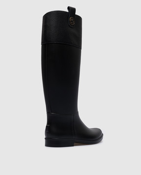 Paola Zuin Venezia Black combination pony boots PONYLEATHER