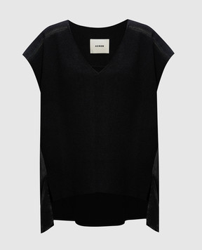 AERON Thorne black combo top THORNE