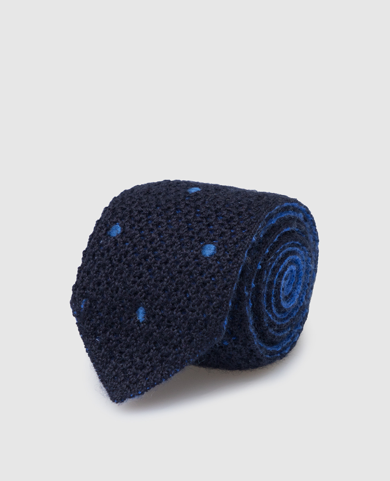 

Children's black tie with polka dots in cashmere and silk Stefano Ricci