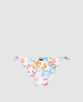 Vilebrequin White panties from the Flamme swimsuit with a print FLAH3H73