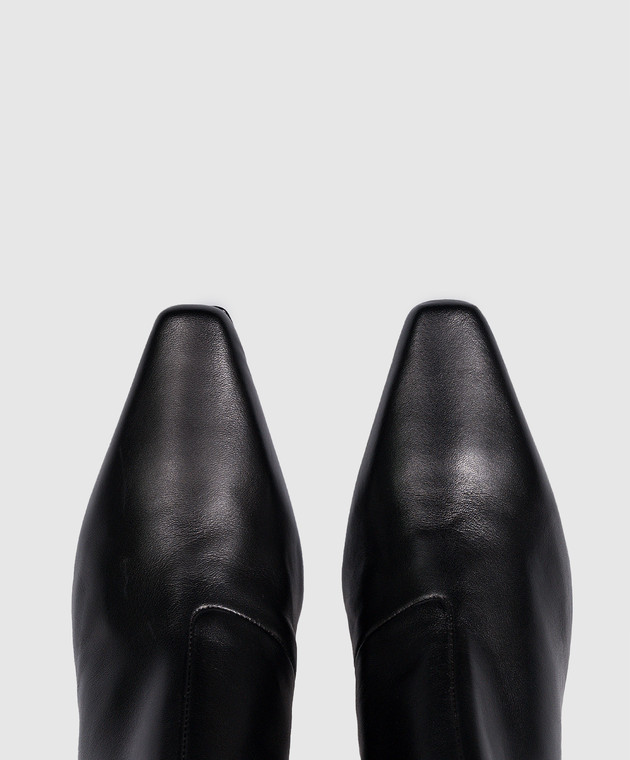 TOTEME｜BOOTS (234-WLGSE123-LE0014 001) Toteme - Black leather ankle boots 234WLGSE123LE0014 - shop