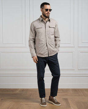 Enrico Mandelli Beige windbreaker A8T5265102