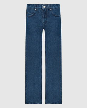 Off-White Blue jeans with logo patch OWYA059C99DEN001