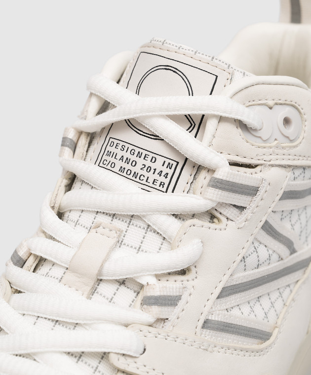 Moncler - Pivot logo combo sneakers in gray 4M00150M2554
