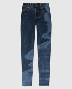 Missoni Blue jeans in a pattern DS23WI04BW00NS