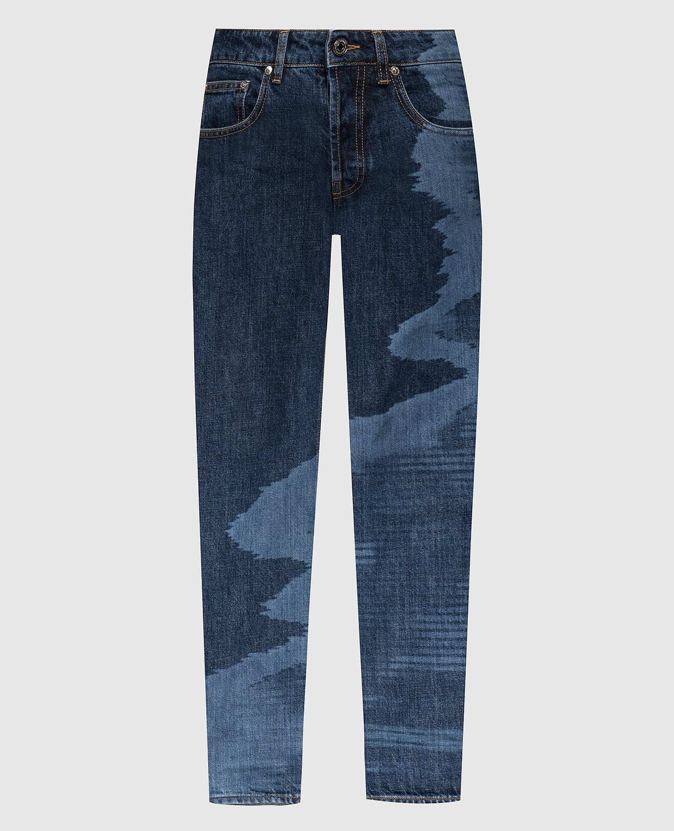 

Blue jeans in a pattern Missoni