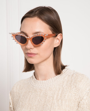 Kuboraum Y3 Orange Sunglasses KRS0Y3MM00LTED2Y
