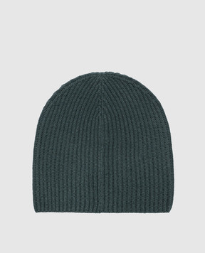 Allude Green cashmere hat 23530026