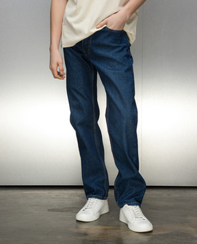 Off-White Blue jeans with a distressed effect OMYA175C99DEN004