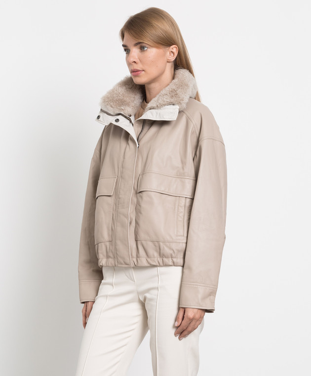ジャケット BRUNELLO CUCINELLI Women Jackets MH5477288 C169 BEIGE Sparkling blazer for Woman in Beige | Brunello Cucinelli