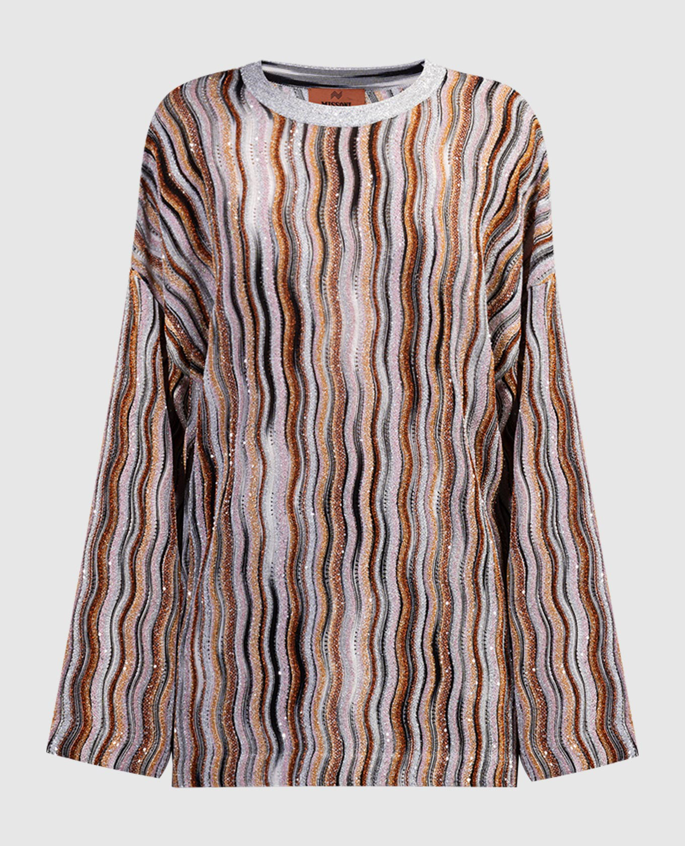 

Jumper in a textured pattern with sequins Missoni, White