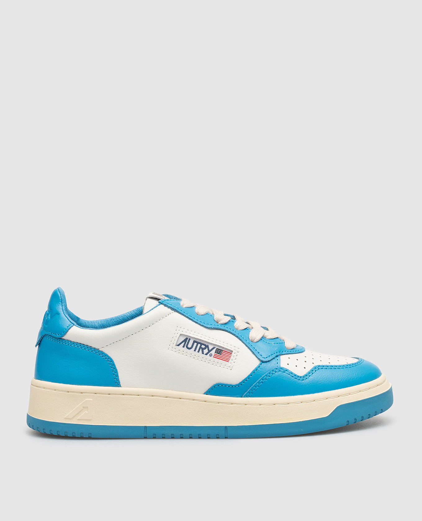 

White leather sneakers with logo AUTRY