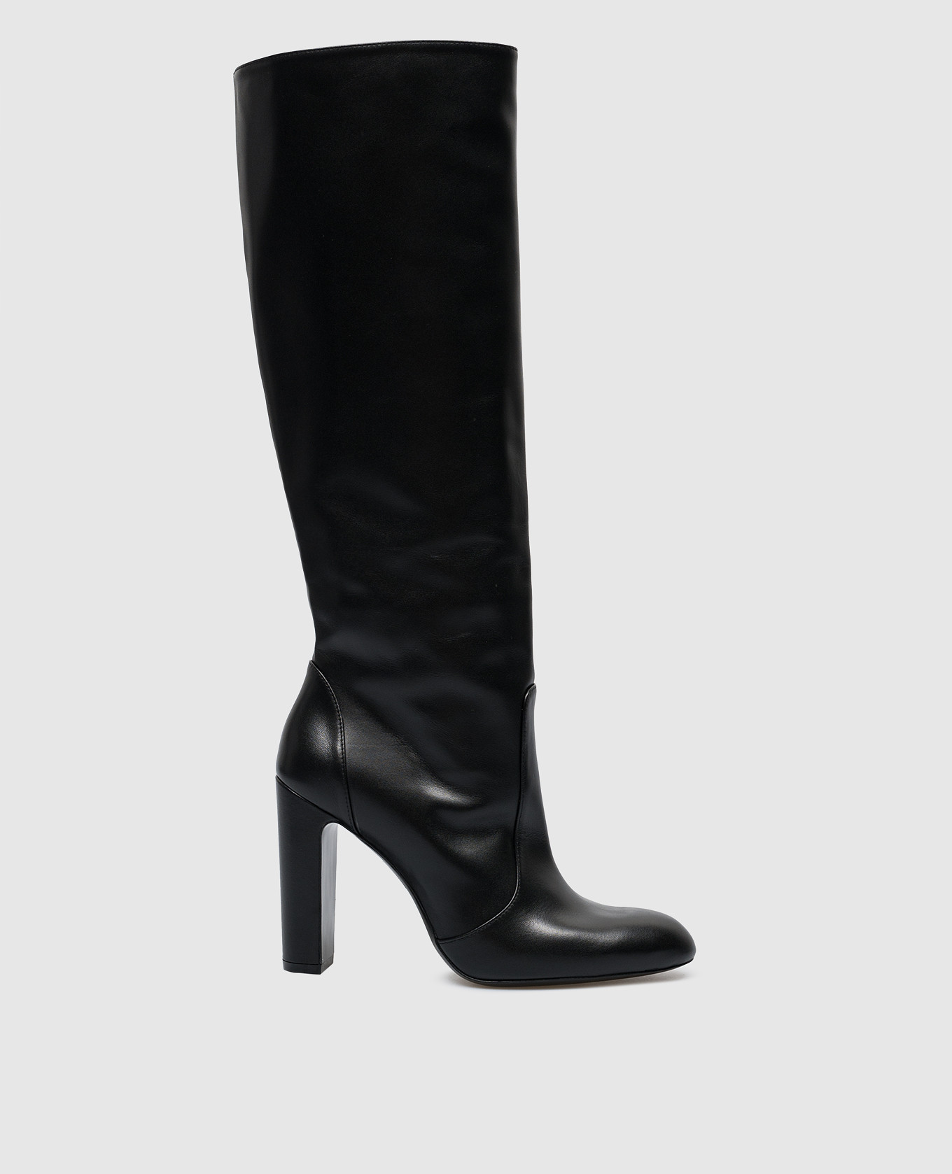 Vida 100 black leather boots stuart weitzman