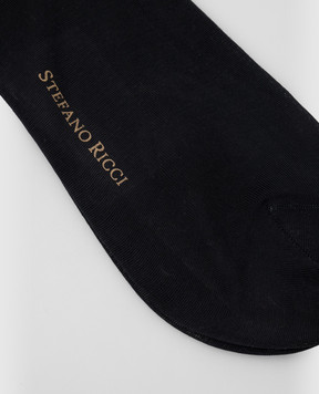 Stefano Ricci Navy blue socks C009UN0006C009UN