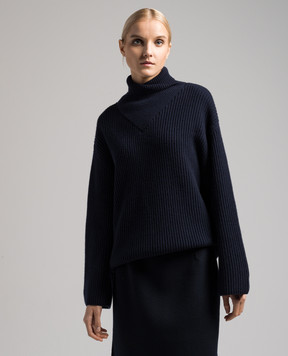Toteme Blue sweater made of wool 234WRTWTP160YA0007
