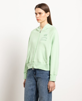 Ermanno Scervino Green sports jacket with a logo D425L316LGFVV