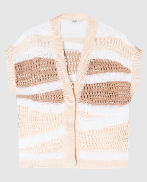 Peserico Openwork cardigan with sequins S99333F05D9142