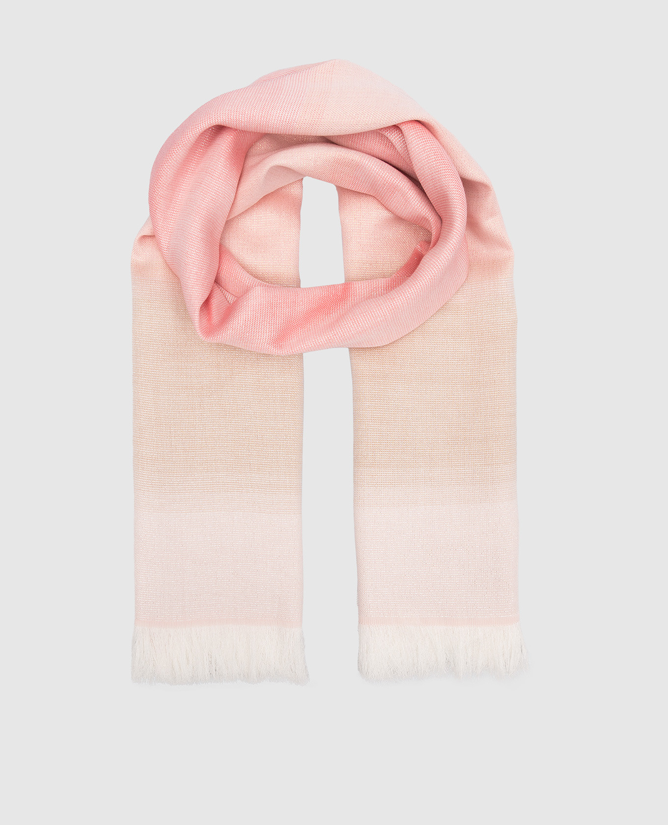 

Pink scarf with a gradient effect Peserico