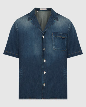 Valentino Blue denim shirt 4V3DB02K9W7