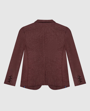 Stefano Ricci Children's burgundy jacket Y1RSGD2200WCT800