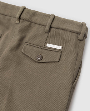 Stefano Ricci Children's olive trousers Y1T90APAT0CT002E