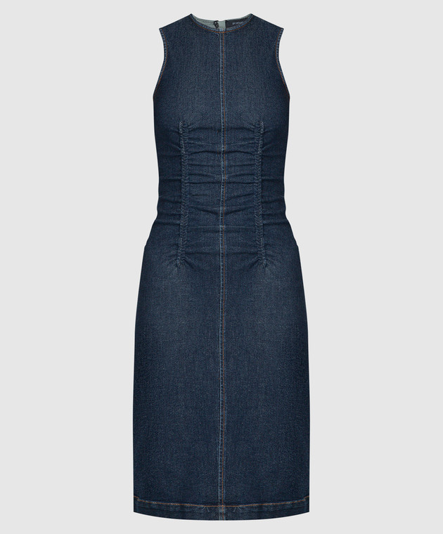 white christmas dresses Medium Wash Denim Maxi Dress - All Denim main image 1