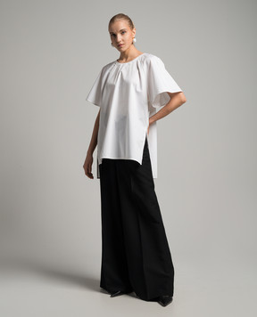 CO White blouse with silk 1212ICSS