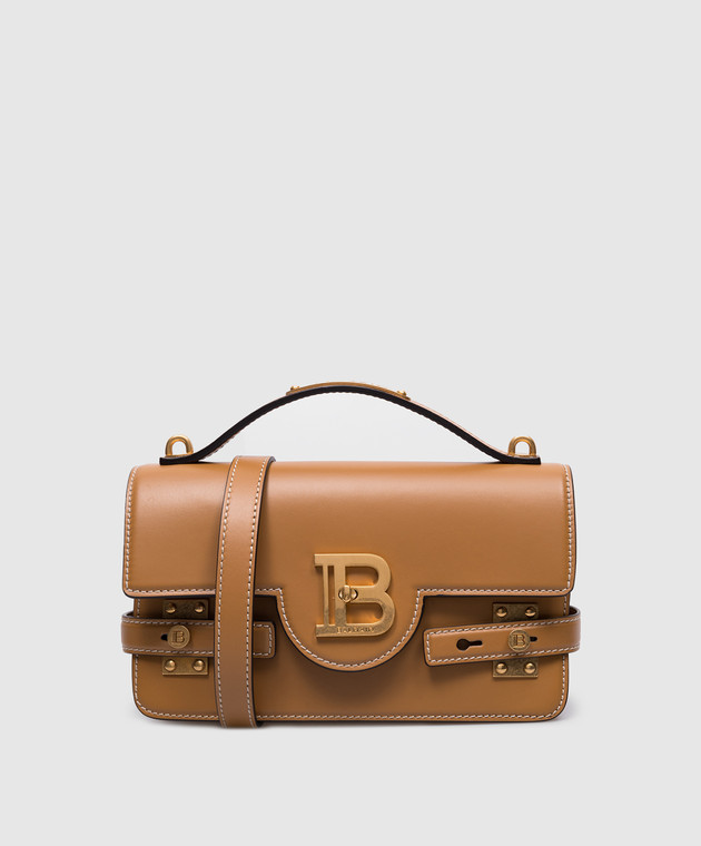 Balmain Tweed Leather Bucket Messenger Bag Multicolor main image 0