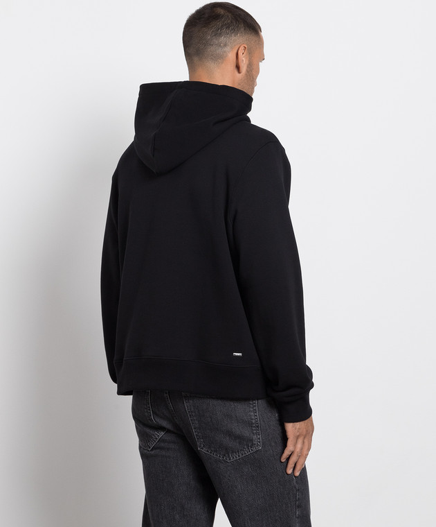 AMIRI Black hoodie with logo PXMJL004 buy with Greece delivery at Symbol